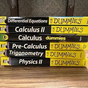 For Dummies Math and Physics Book Set
